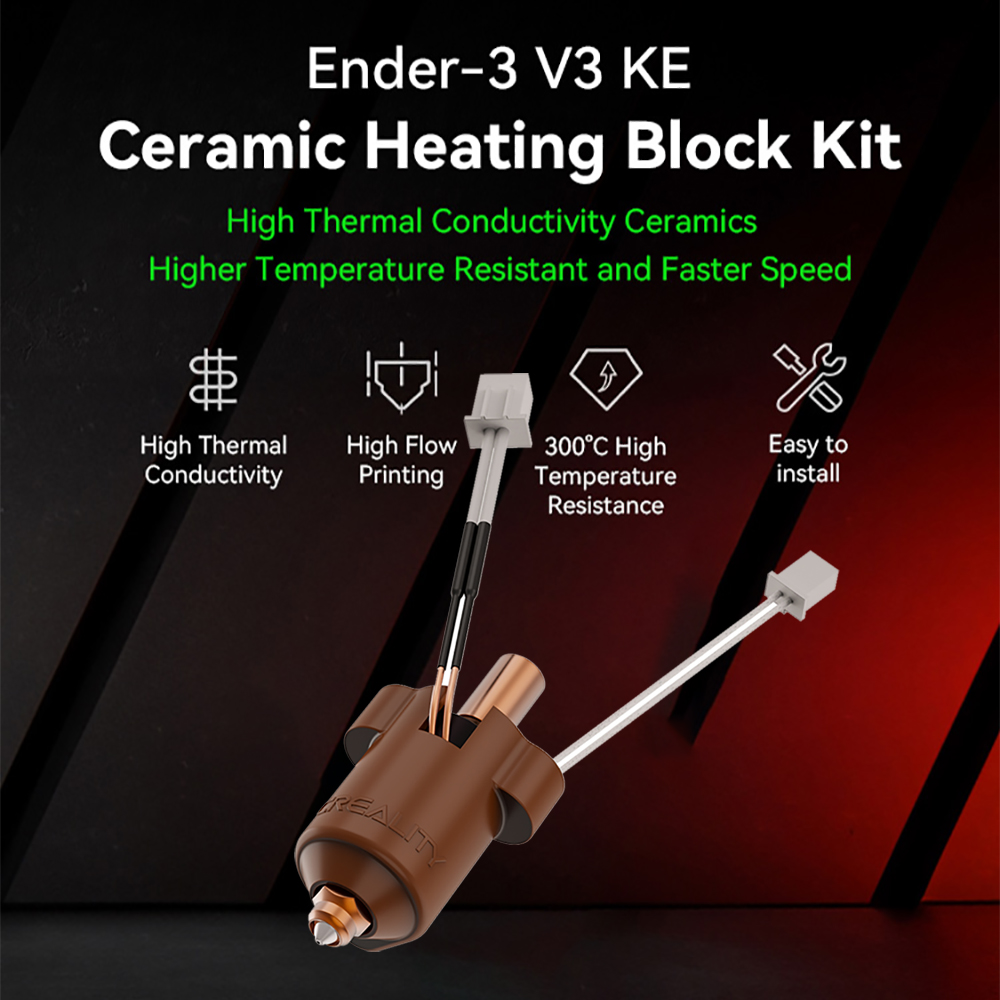 Creality 새 버전 60w 세라믹 히팅 블록 키트 - Creality Printer Ender 3 V3 리뷰 및 가격