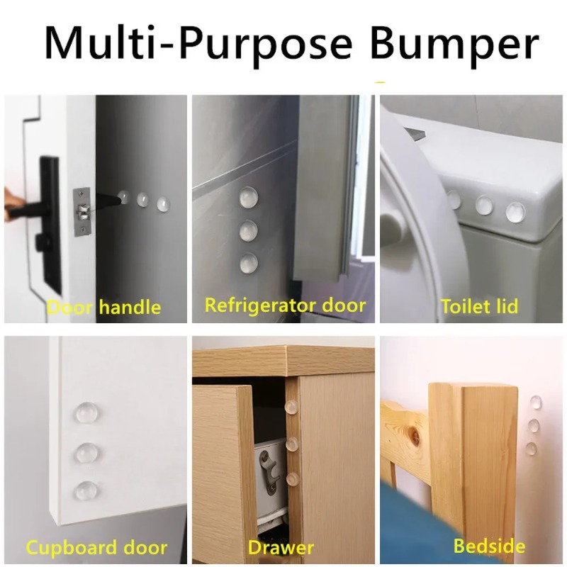 100개 셀프 접착식 도어 스토퍼 고무 댐퍼 버퍼 캐비 - Door Stopper Rubber 리뷰 및 가격