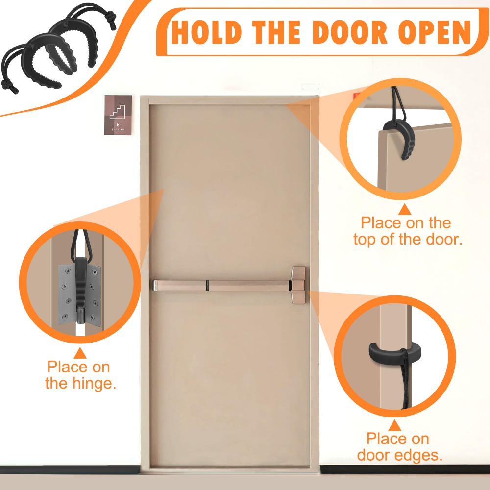 사용하기 쉬운 고무 도어 잼 소방관 기어 웨지 소방관  - Door Stopper Rubber 리뷰 및 가격
